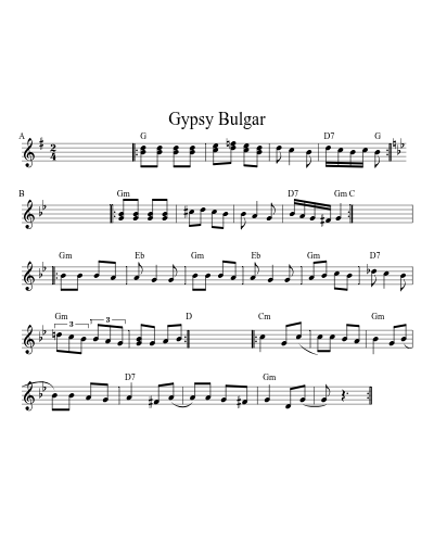 Gypsy Bulgar (Version 10)