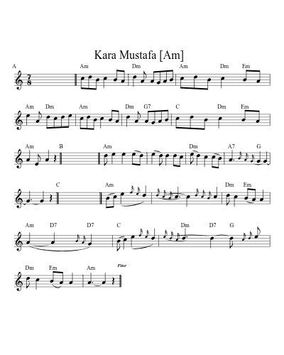 Kara Mustafa   [Am] (Version 2)