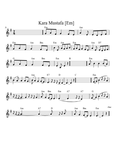 Kara Mustafa   [Em]