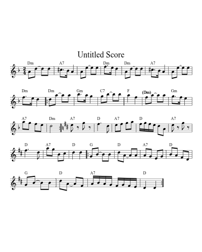 Karapyet Dm Gm Em Am 32 4 sheet music preview