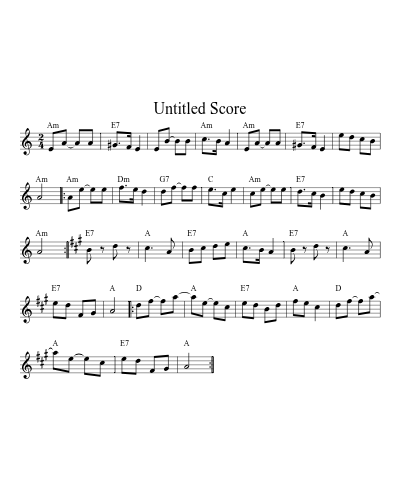 Karapyet Dm Gm Em Am 32 4 (Version 4) sheet music preview