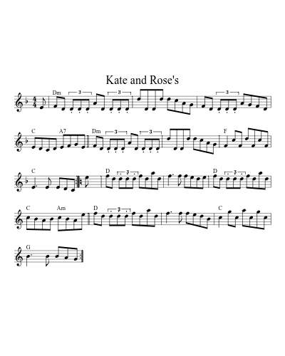 Kate and Rose's (Version 2)