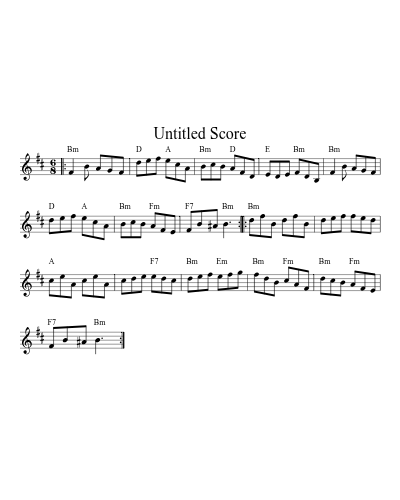 Katies Rambles (Version 2) sheet music preview