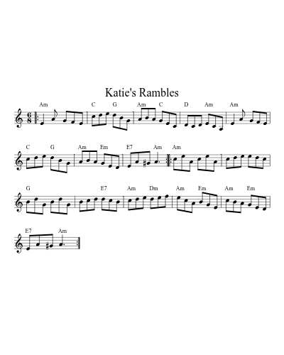 Katie's Rambles preview