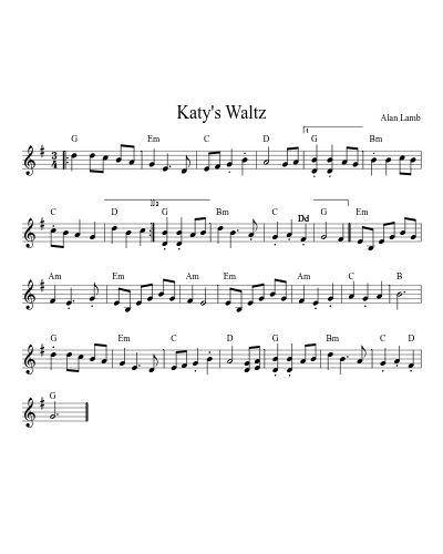 Katy's Waltz
