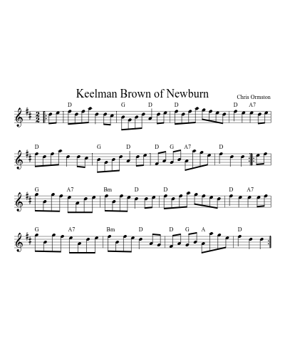 Keelman Brown of Newburn
