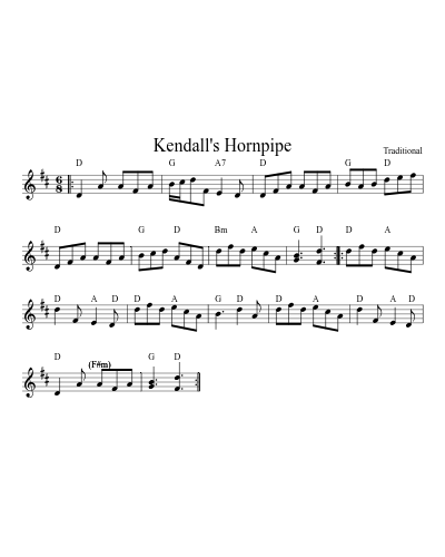 Kendall's Hornpipe