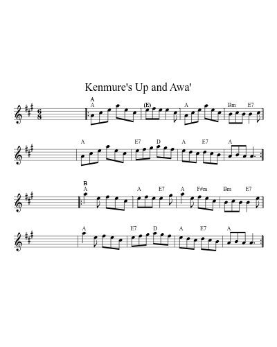 Kenmure's Up and Awa' (Version 3)