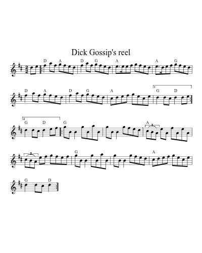 Dick Gossip's reel preview