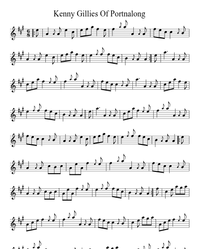 Kenny Gillies Of Portnalong (Version 2) preview