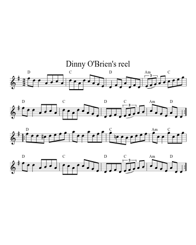 Dinny O'Brien's reel