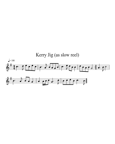 Kerry Jig (as slow reel) preview