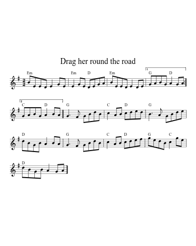 Drag Her round the Road (Version 2) preview