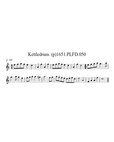 Kettledrum. (p)1651.PLFD.050