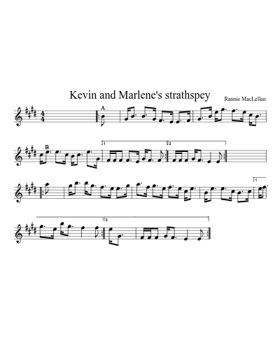 Kevin and Marlene's strathspey preview