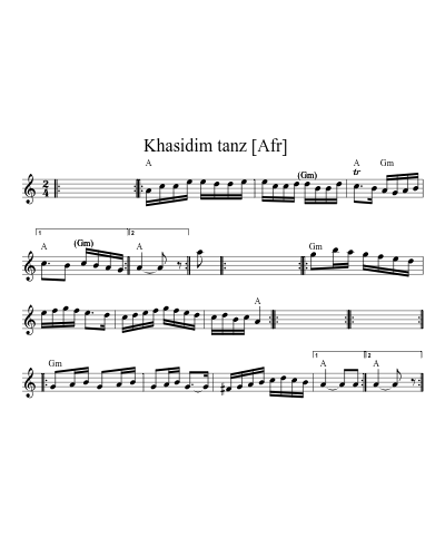 Khasidim tanz    [Afr]