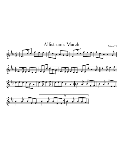 Allistrum's March preview