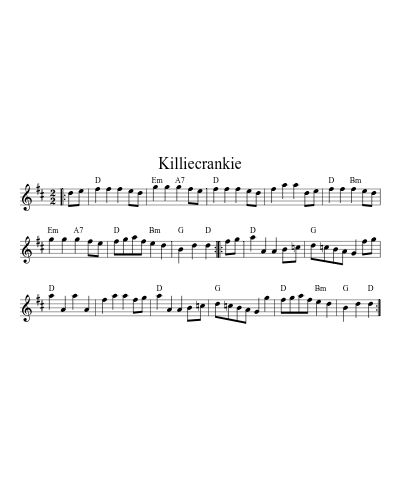 Killiecrankie (Version 2)