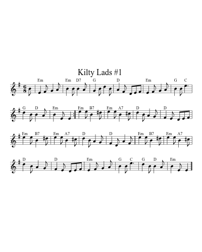 Kilty Lads  #1 preview