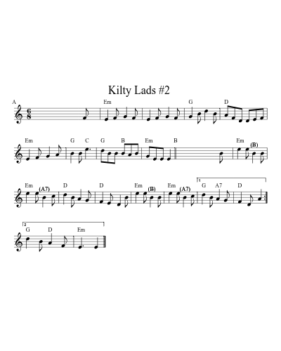 Kilty Lads  #2 preview