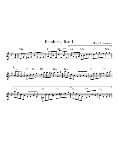 Kindness Itself (Version 3)