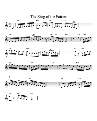 The Star of Munster (Kingfairies Starmunster) sheet music preview