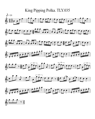 King Pipping Polka. TLY.035