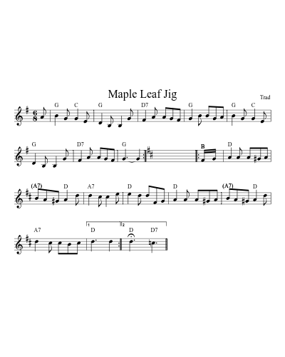Maple Leaf Jig