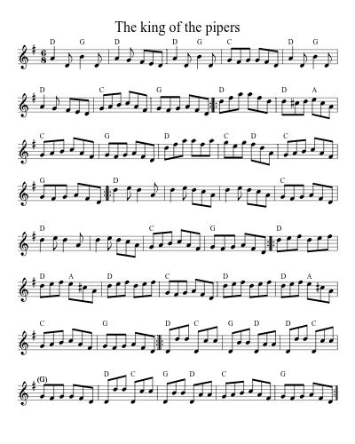 The king of the pipers (Version 3) preview