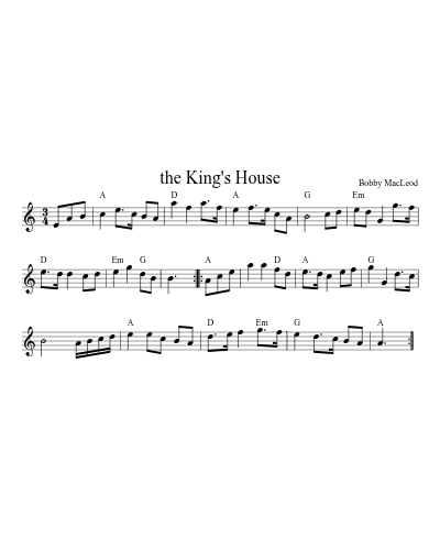 The King's House (Version 3) preview