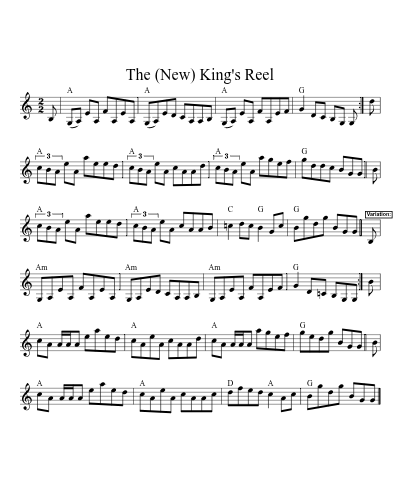 The (New) King's Reel preview