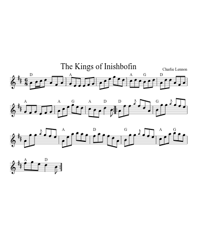 The Kings Of Inishbofin (Version 3)