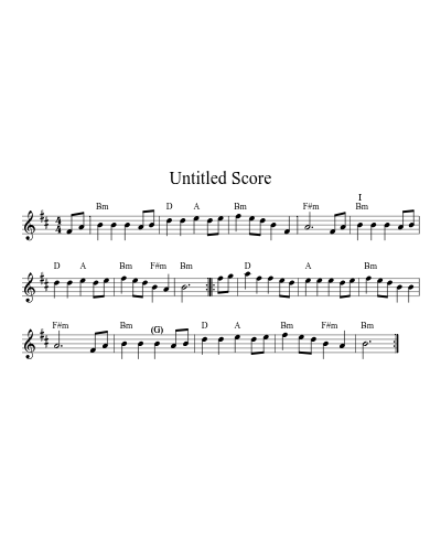 Kingsfold Am Bm Dm Em 32 8 (Version 2) sheet music preview