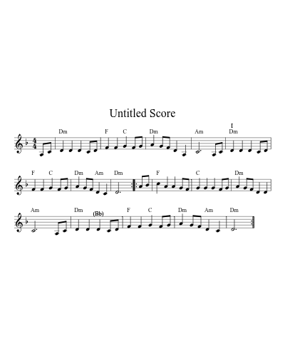 Kingsfold Am Bm Dm Em 32 8 (Version 3) sheet music preview