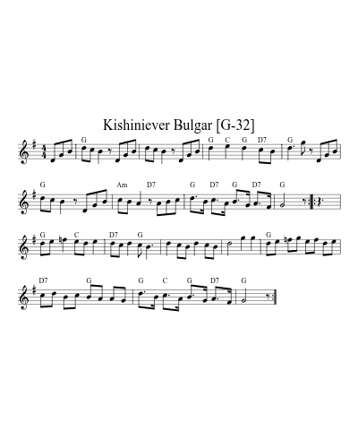 Kishiniever Bulgar [G-32] (Version 2)
