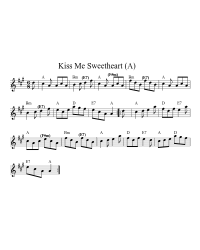 Kiss Me Sweetheart    (A) (Version 2)