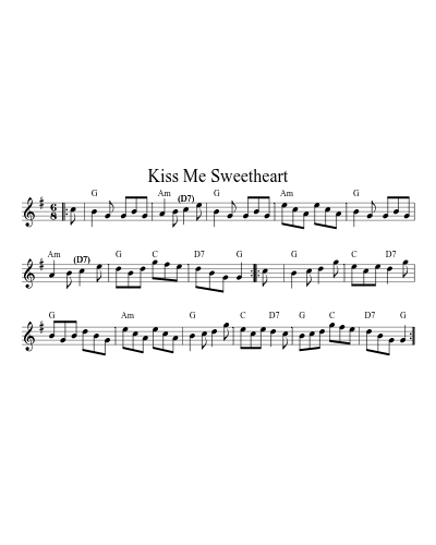 Kiss me sweetheart (Version 7)