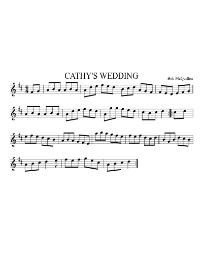 CATHY'S WEDDING