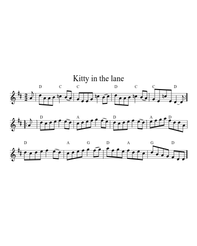 Kitty In The Lane (Version 4) preview