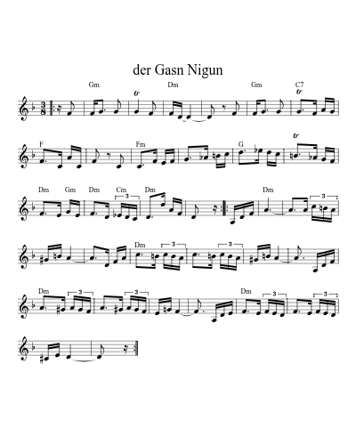 der Gasn Nigun
