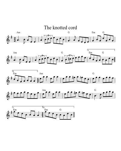 The Knotted Cord (Version 5)