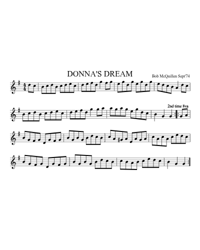 DONNA'S DREAM preview