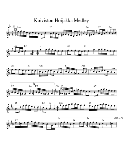 Koiviston Hoijakka Medley (Version 2) preview