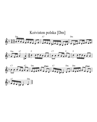 Koiviston polska   [Dm] (Version 3)