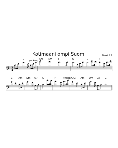 Kotimaani ompi Suomi