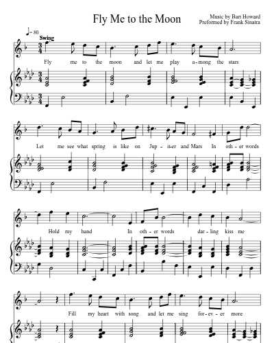 Fly Me To The Moon preview