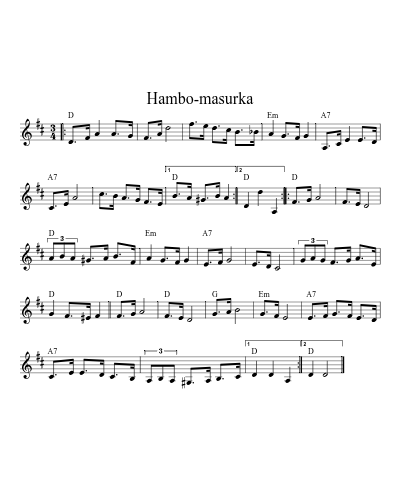 Hambo-masurka