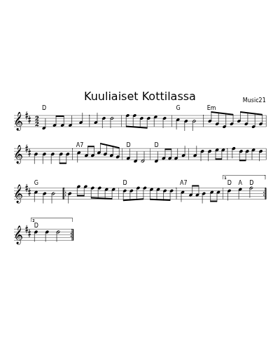 Kuuliaiset Kottilassa (Version 2)