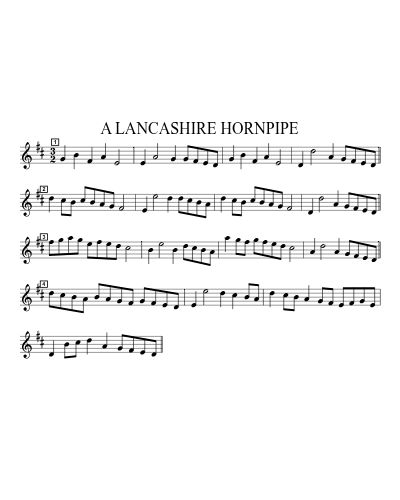 A LANCASHIRE HORNPIPE preview