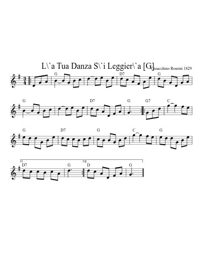 the Green Hills of Tyrol   [A] (La Tua Danza)